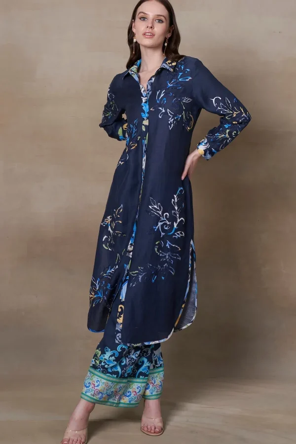 RANNA GILL Kinsley Tunic Set Navy Store