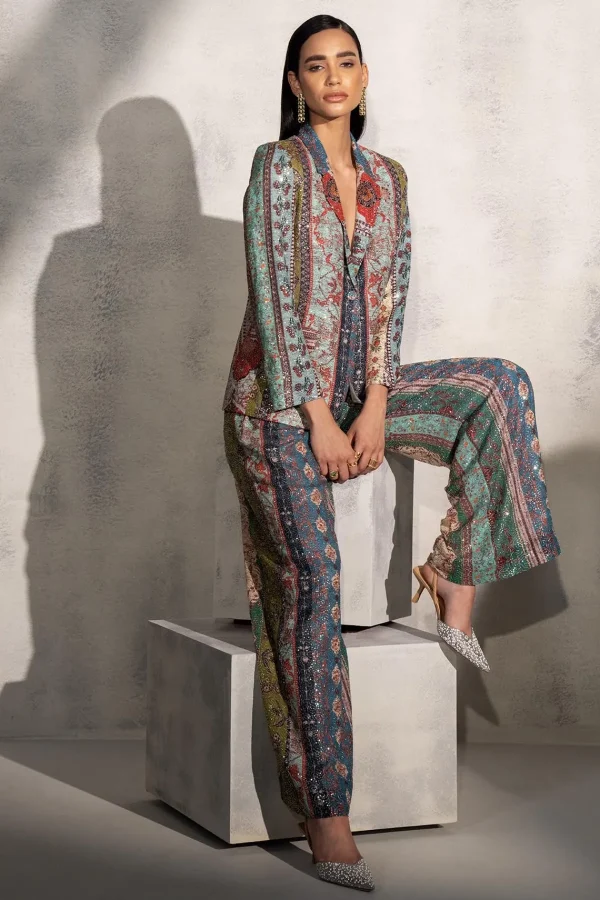RANNA GILL Koel Puri In Elsa Jacket Multi Hot