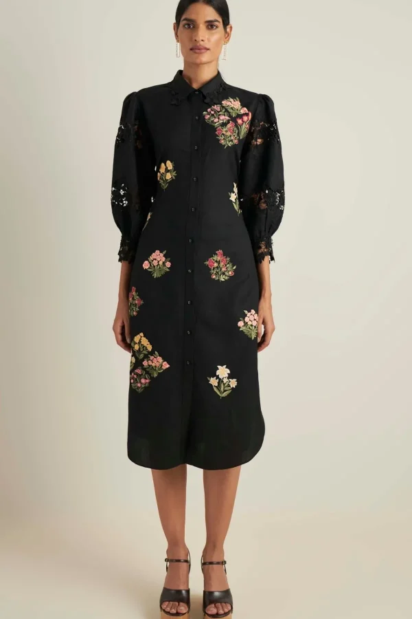 RANNA GILL Lilth Dress Black Fashion