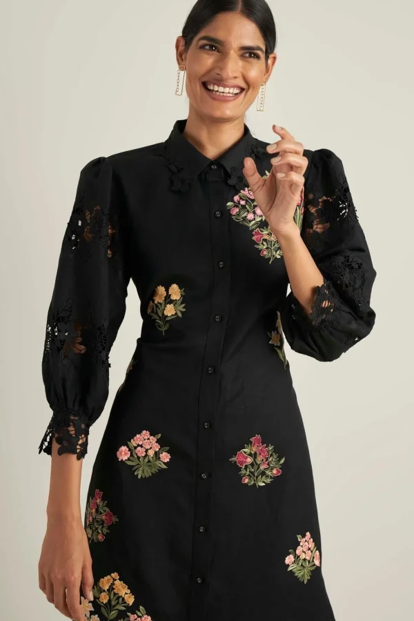 RANNA GILL Lilth Dress Black Fashion