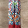 RANNA GILL Lucy Pant Red Flash Sale