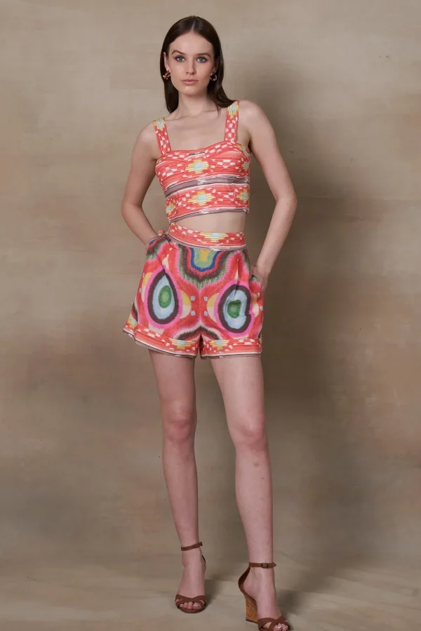 RANNA GILL Mia Shorts Multi Hot