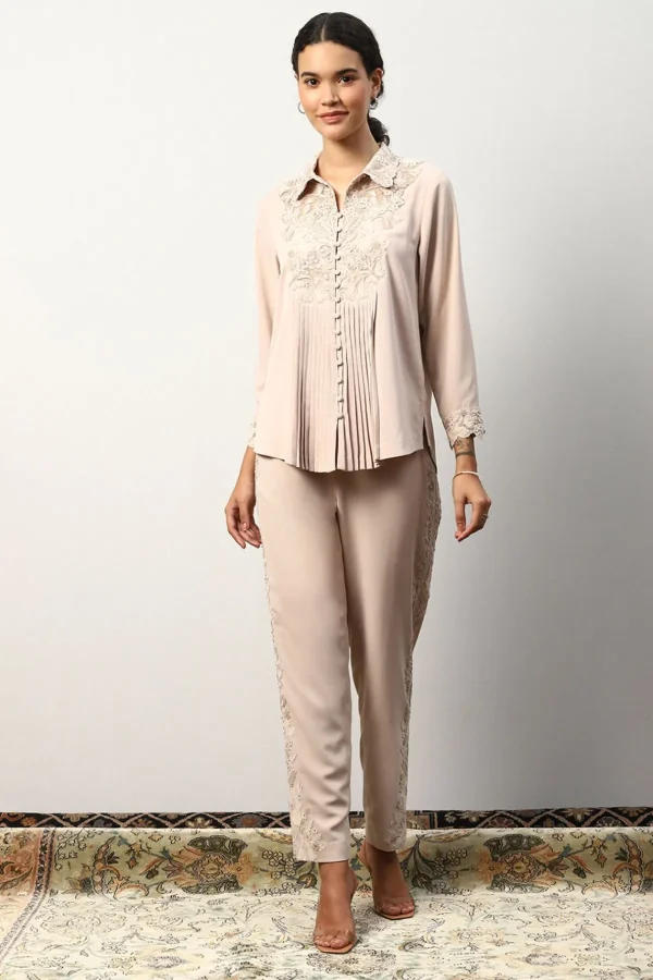 RANNA GILL Milo Matching Set Beige Best Sale