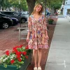 RANNA GILL Myra Dress Multi Clearance