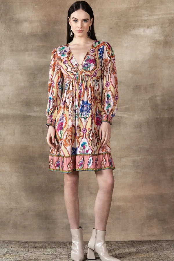 RANNA GILL Myra Dress Multi Clearance