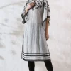 RANNA GILL Nancy Tunic Black & White Outlet