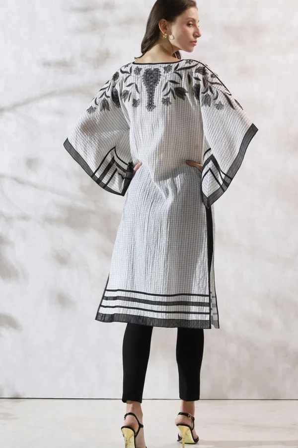RANNA GILL Nancy Tunic Black & White Outlet
