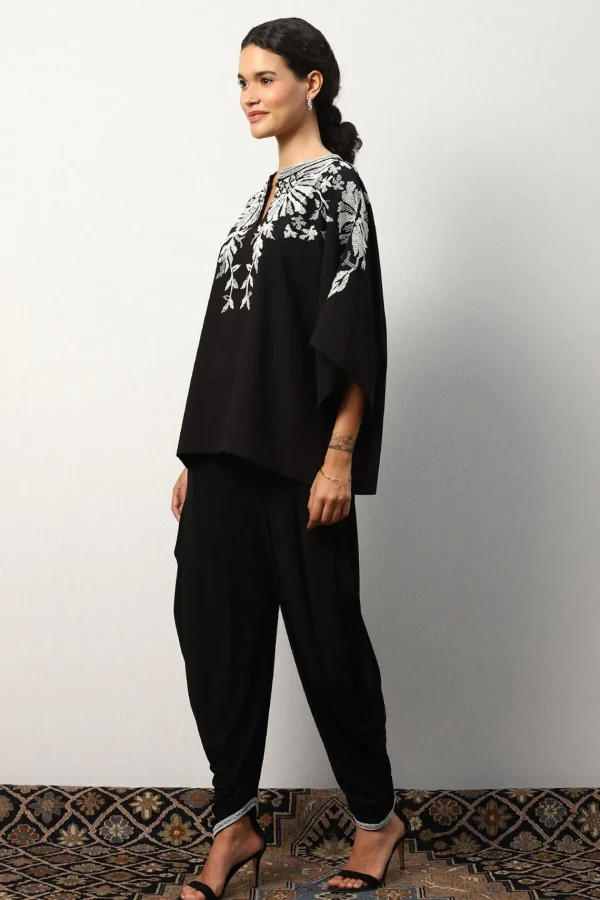RANNA GILL Noir Coord Set Black Fashion
