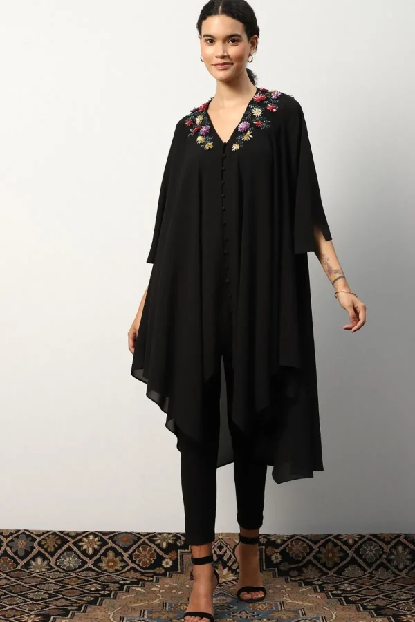 RANNA GILL Nova Tunic Black Cheap