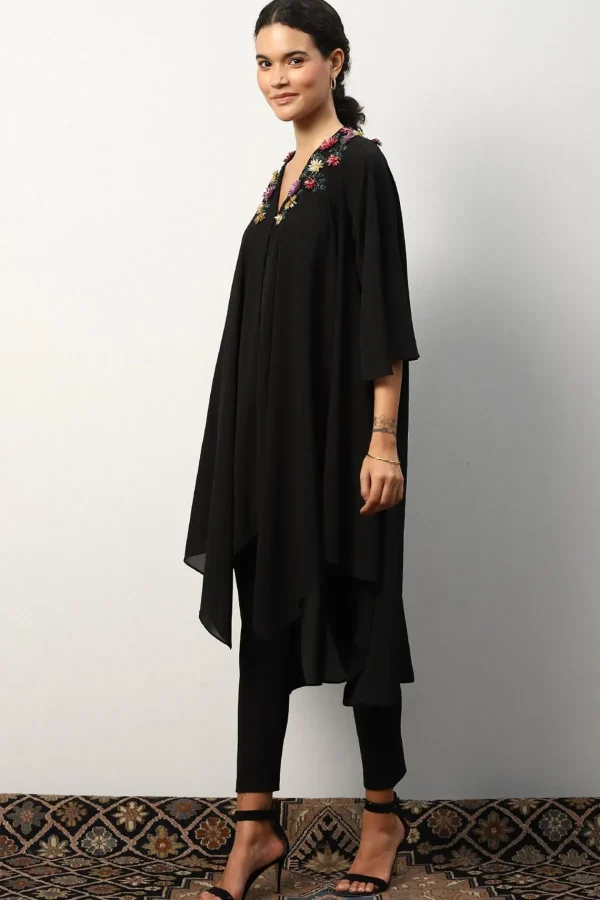 RANNA GILL Nova Tunic Black Cheap