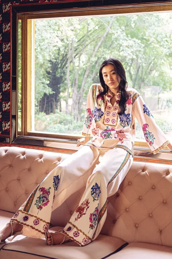 RANNA GILL Pompeii Boho Matching Set Off White Cheap
