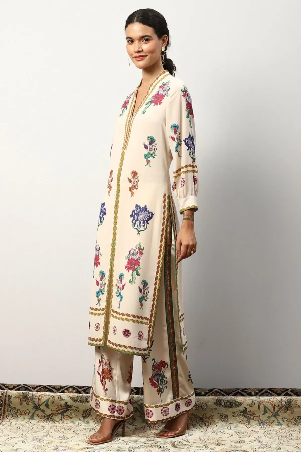 RANNA GILL Riyan Tunic Off White Online