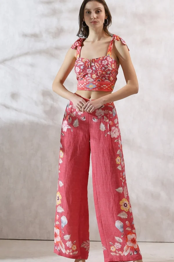 RANNA GILL Sasha Corset Coral Cheap