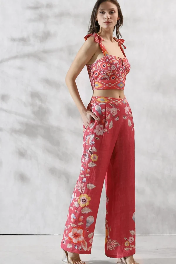 RANNA GILL Sasha Corset Coral Cheap