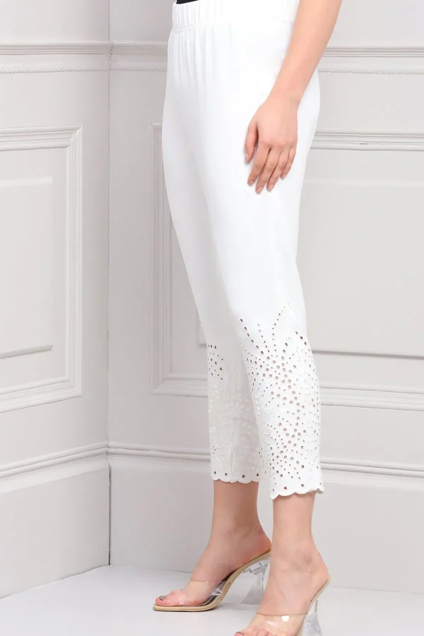 RANNA GILL Stella Pant White Flash Sale