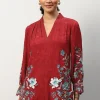 RANNA GILL Tiana Blouse Red Hot