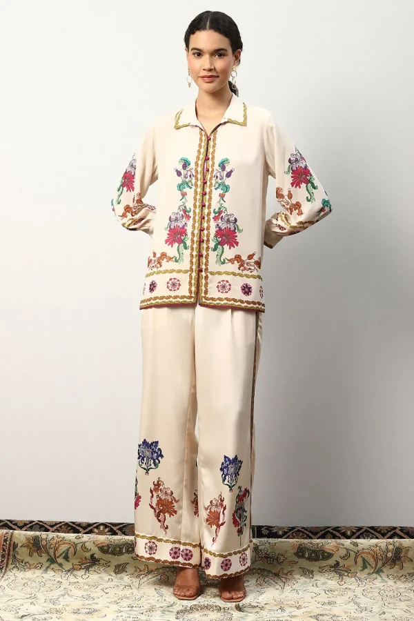 RANNA GILL Tiani Blouse Off White Discount