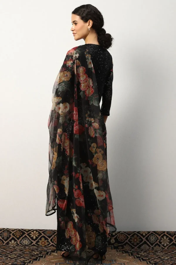 RANNA GILL Trivana Tunic Set Black Clearance