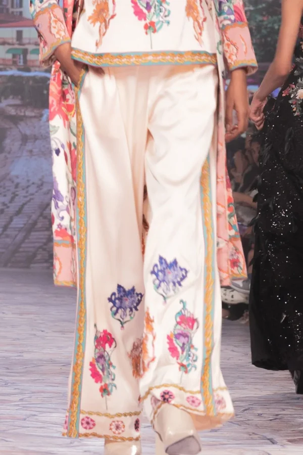 RANNA GILL Valencia Wide-Leg Pants Snow White Store