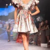 RANNA GILL Valentine Bow-Tie Mini Dress Multi Outlet