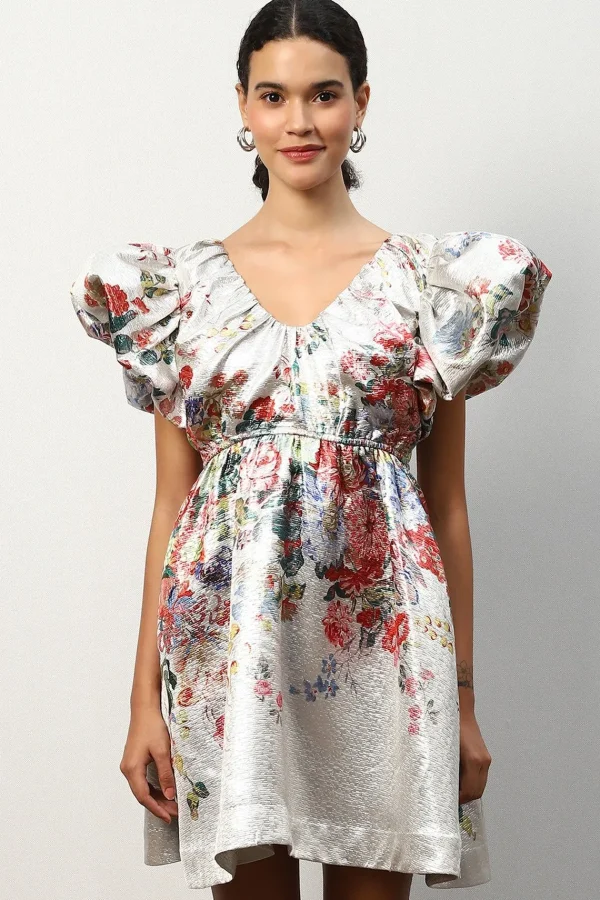 RANNA GILL Valentine Bow-Tie Mini Dress Multi Outlet
