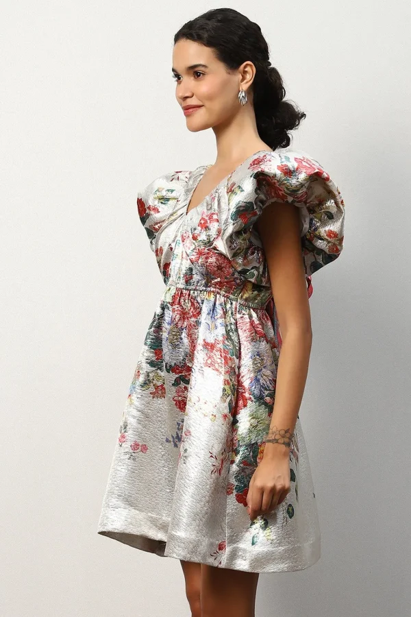 RANNA GILL Valentine Bow-Tie Mini Dress Multi Outlet