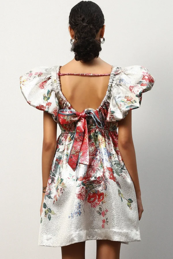 RANNA GILL Valentine Bow-Tie Mini Dress Multi Outlet