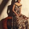 RANNA GILL Valery Dress Brown Sale