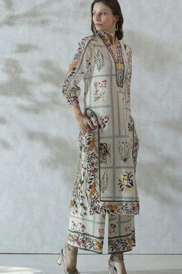RANNA GILL Willow Tunic Off White Discount
